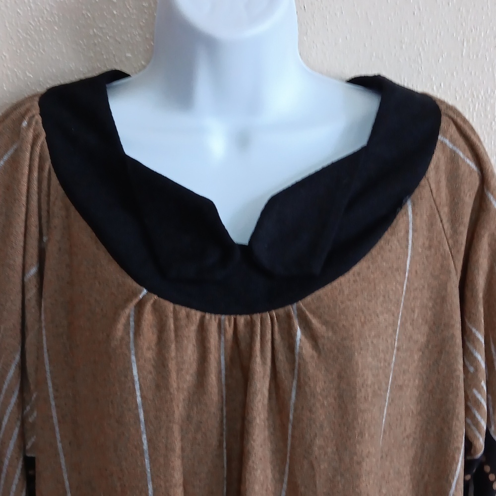Granola Grunge, Boho Academia, Fairy Grunge Dress, Long Sleeve Slip On - Picture 3 of 9
